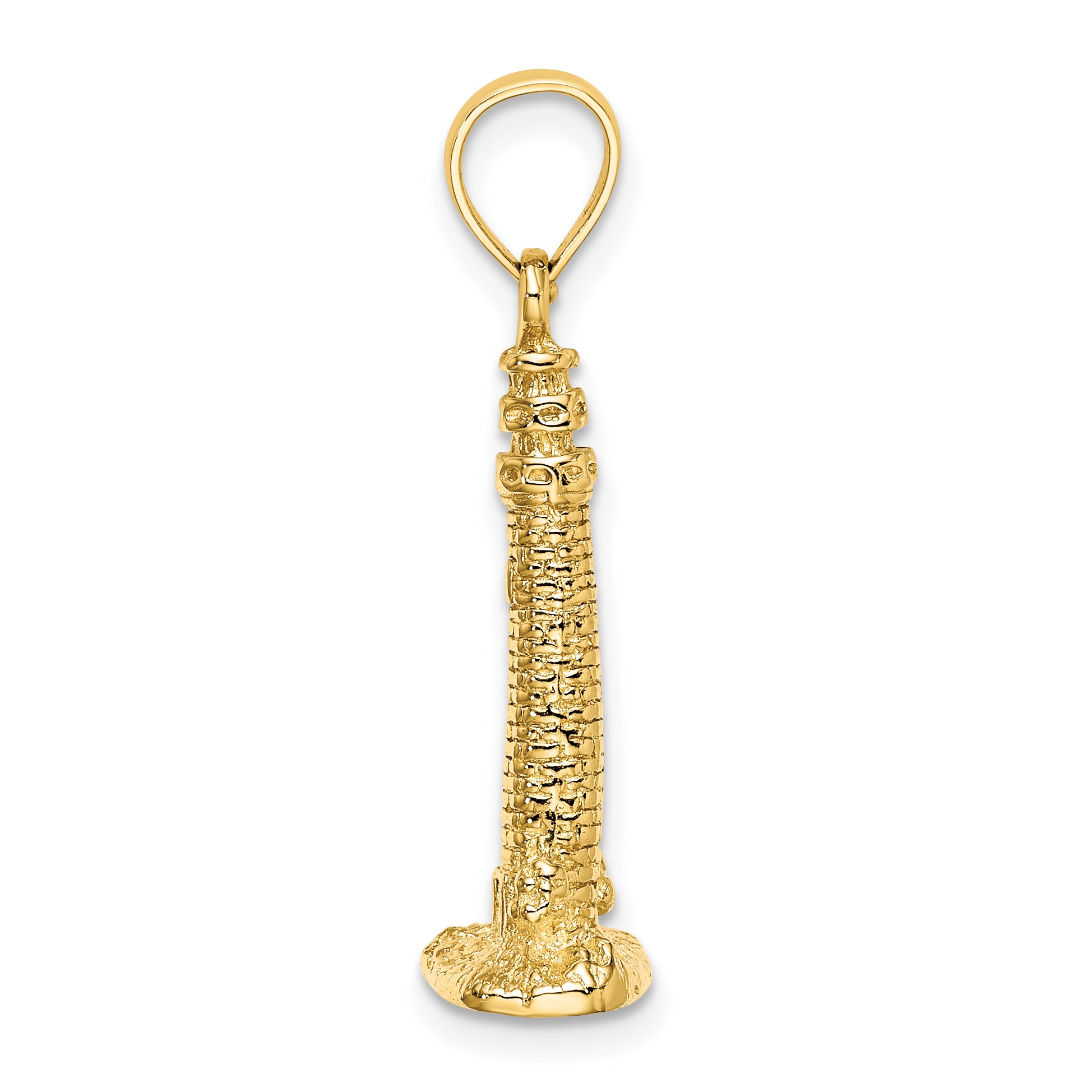14K 3D Cape May, NJ Lighthouse Charm