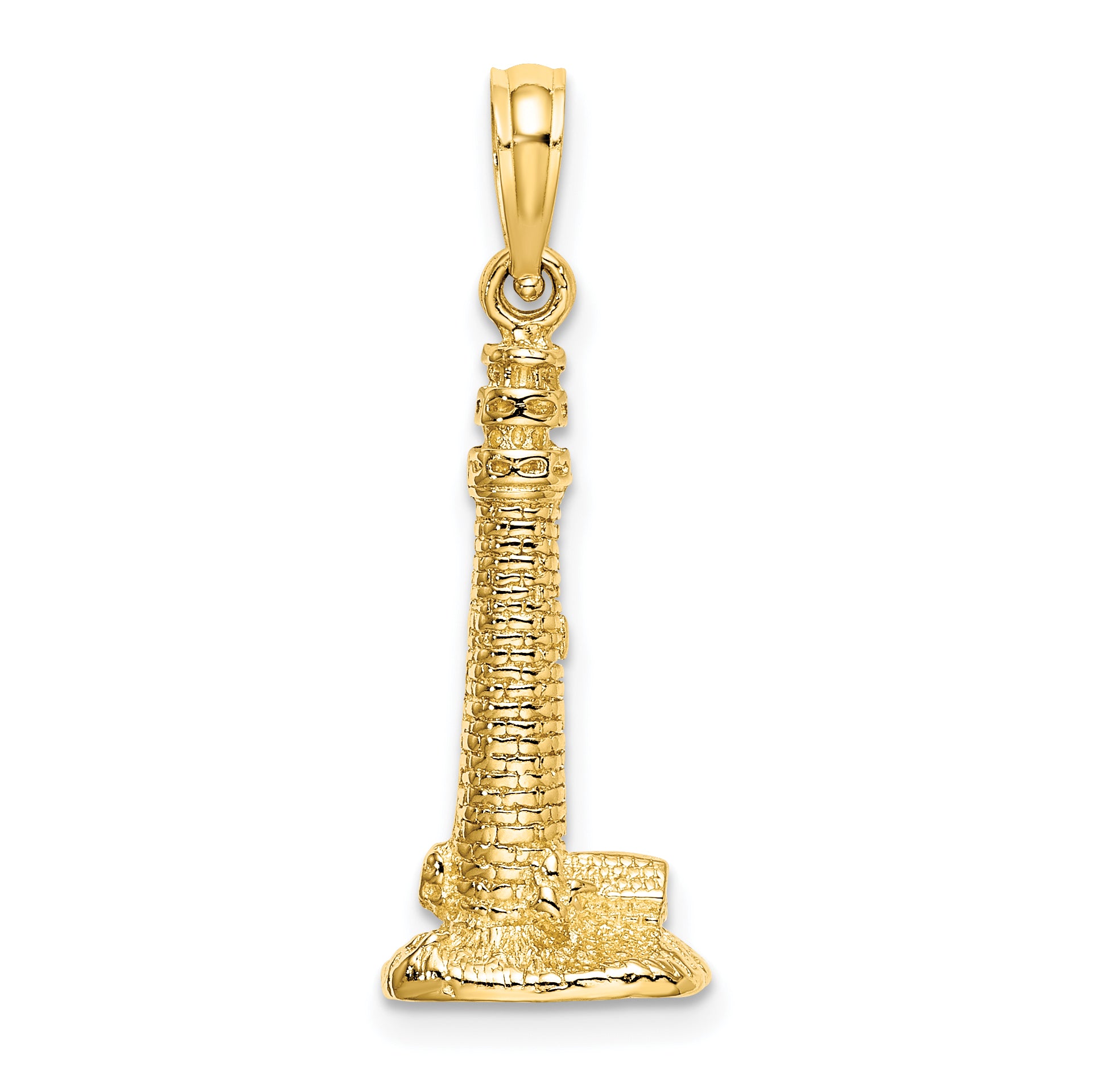14K 3D Cape May, NJ Lighthouse Charm