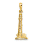 14K 3D Cape May, NJ Lighthouse Charm