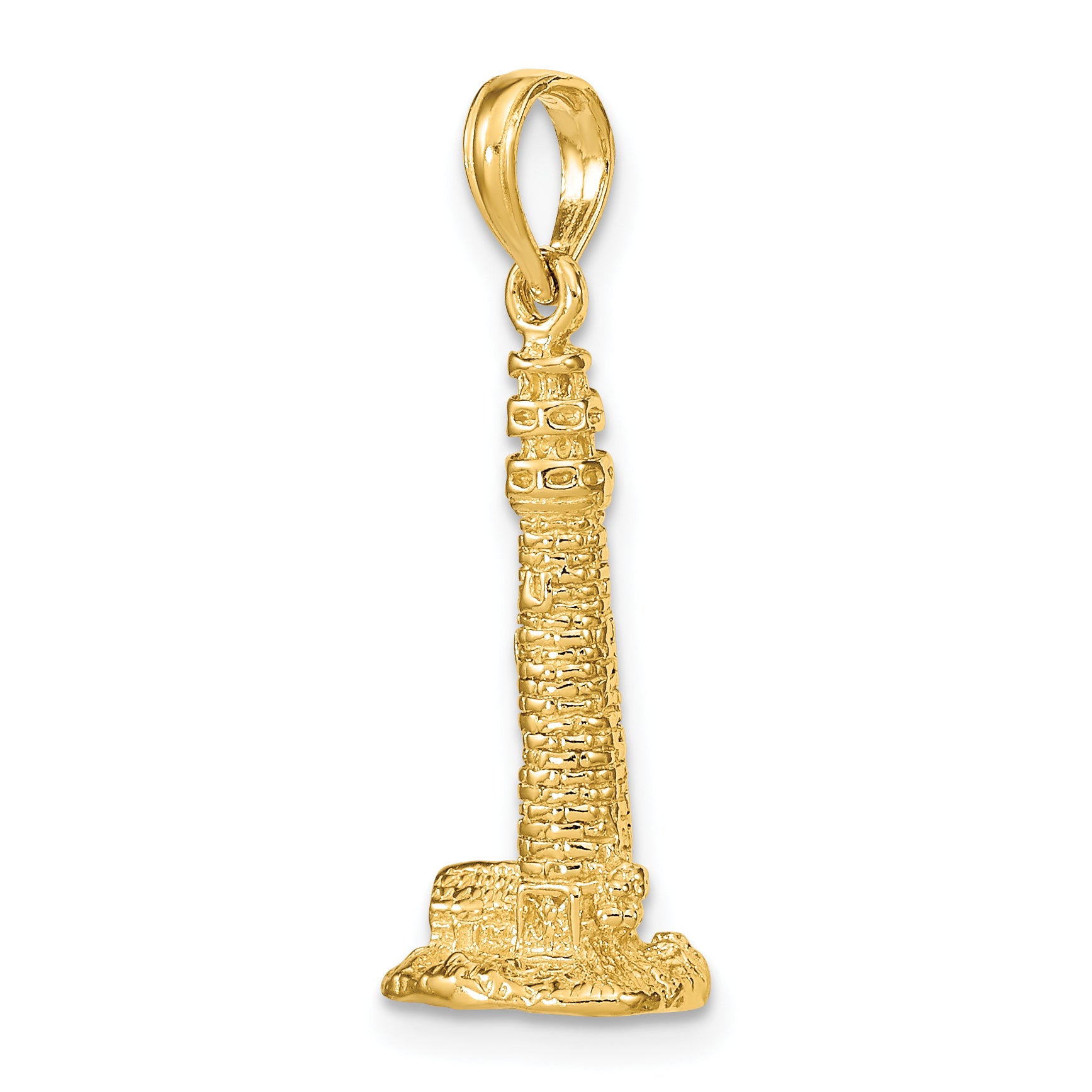 14K 3D Cape May, NJ Lighthouse Charm