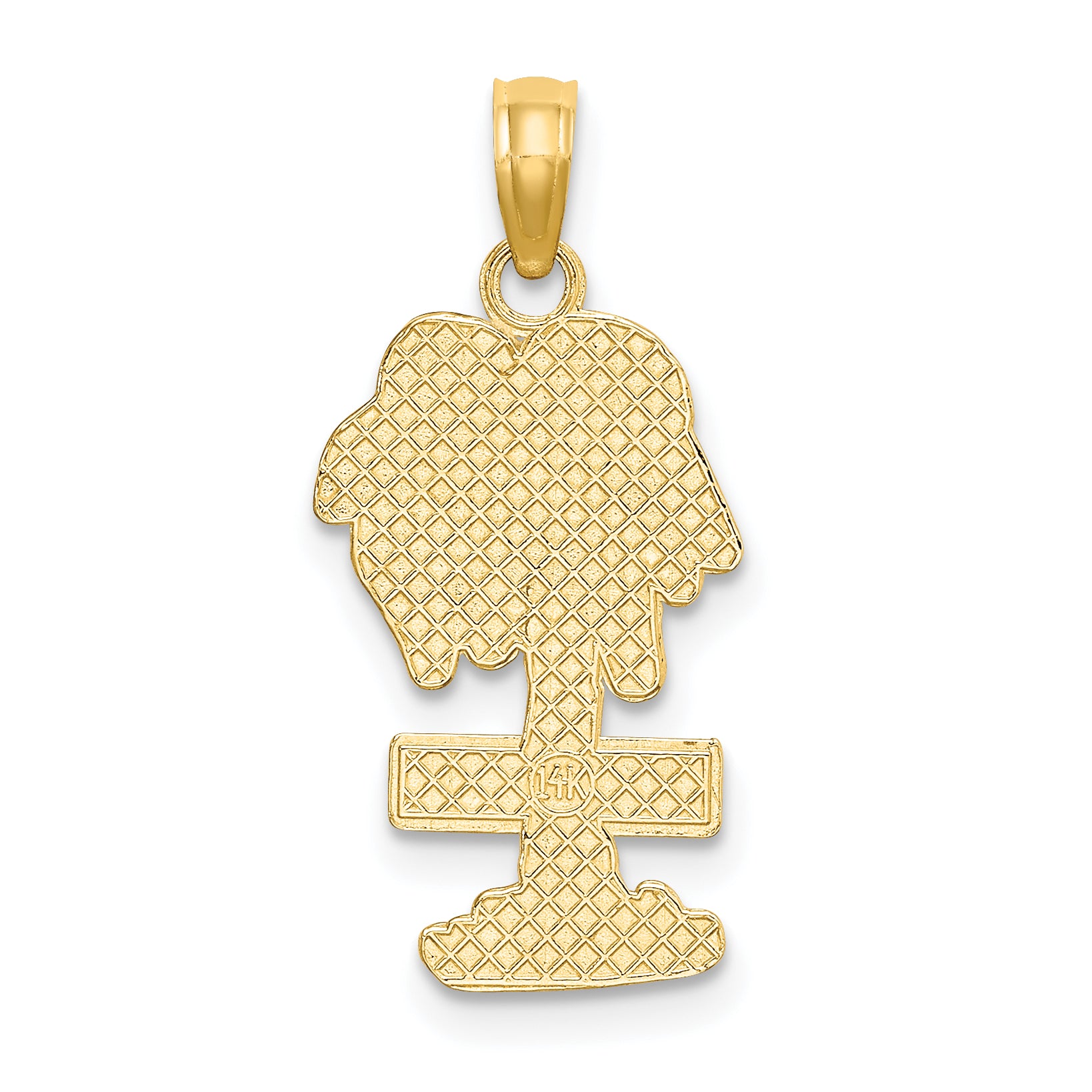 14K HAWAII Palm Tree Charm