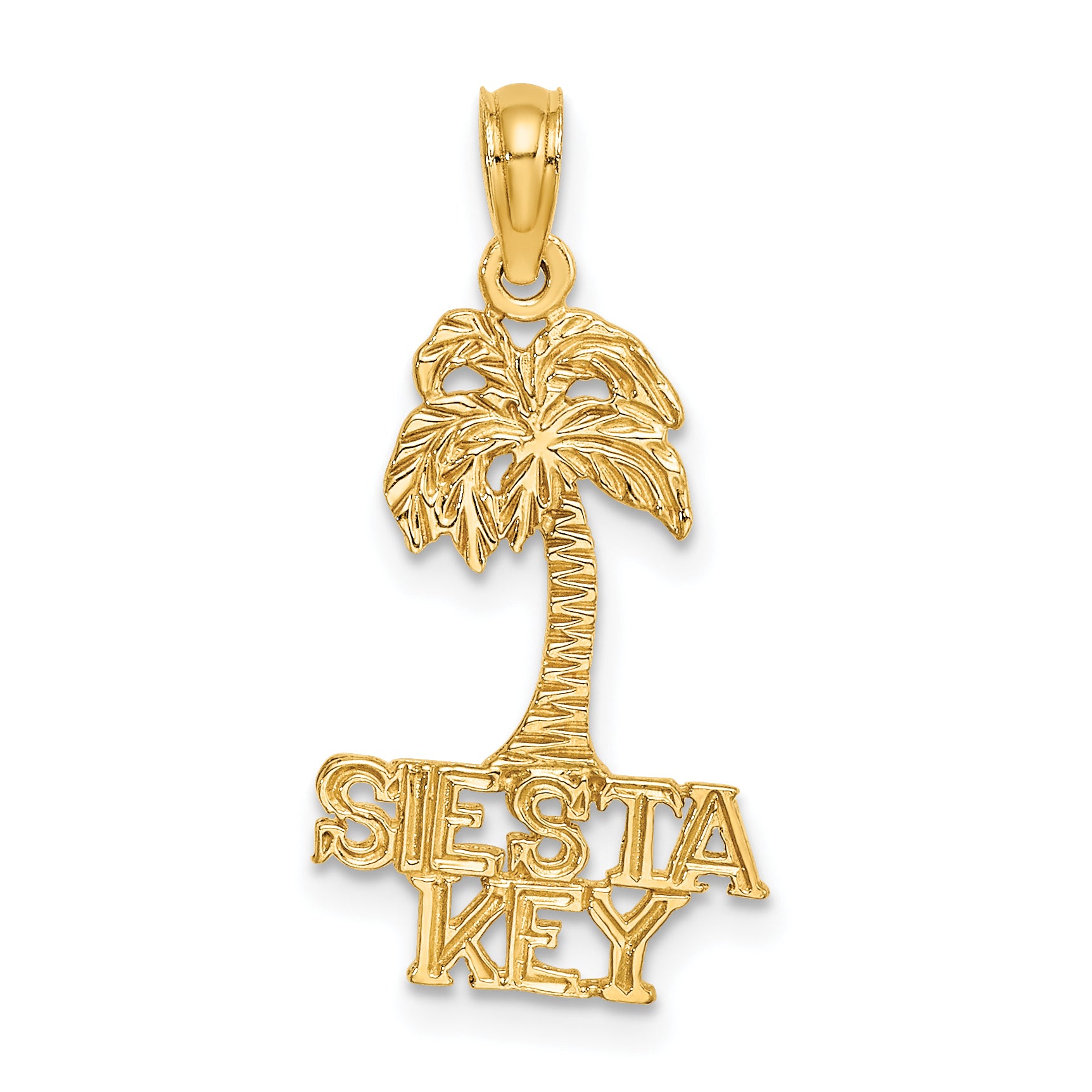 14K SIESTA KEY Palm Tree Charm Main image