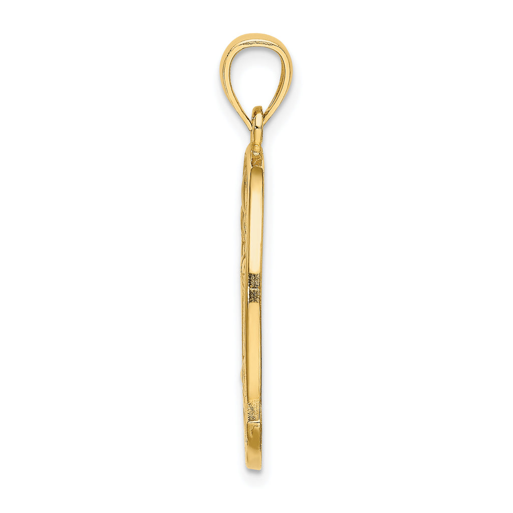 14K TURKS AND CAICOS w/Dolphin Sunset Scene Charm
