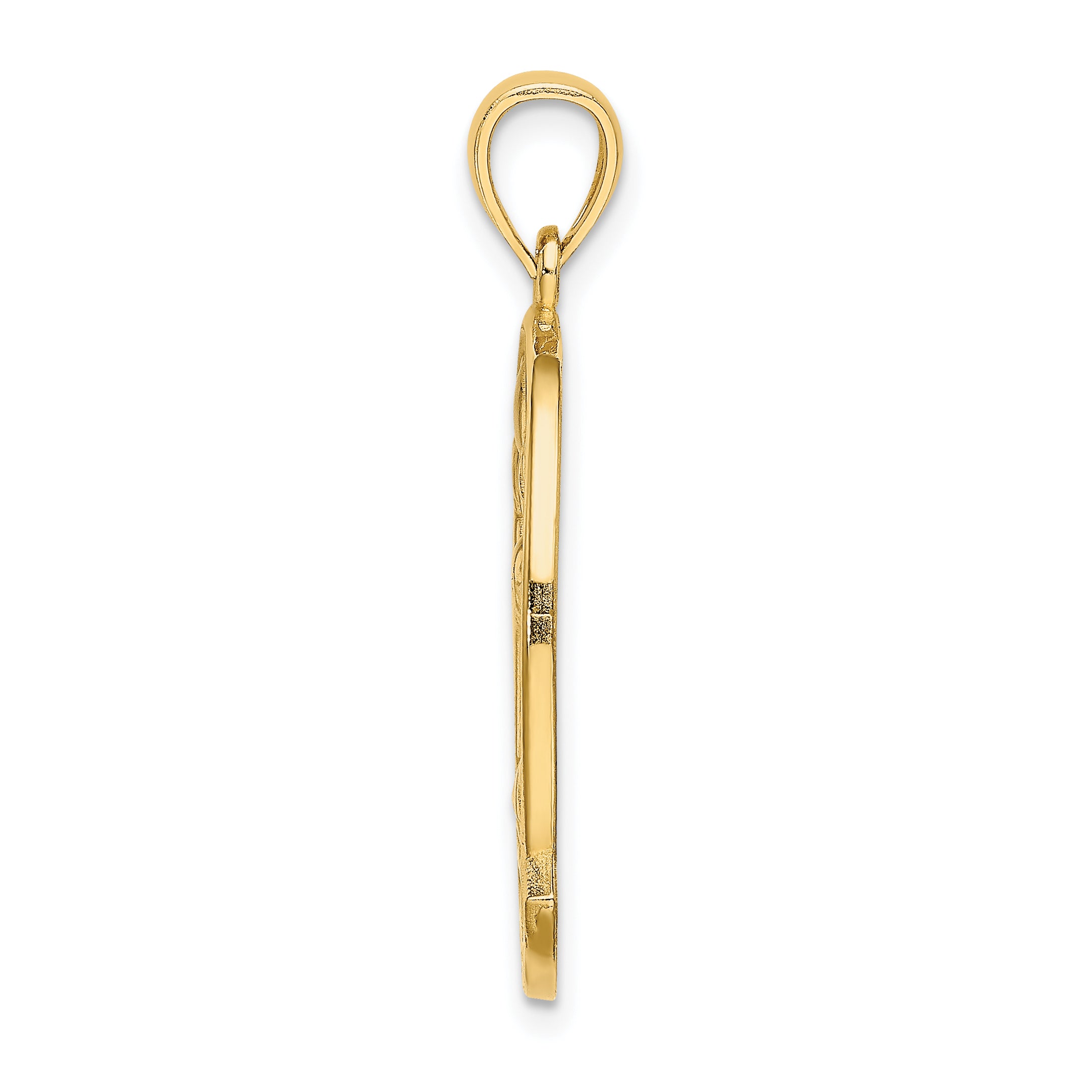 14K TURKS AND CAICOS w/Dolphin Sunset Scene Charm