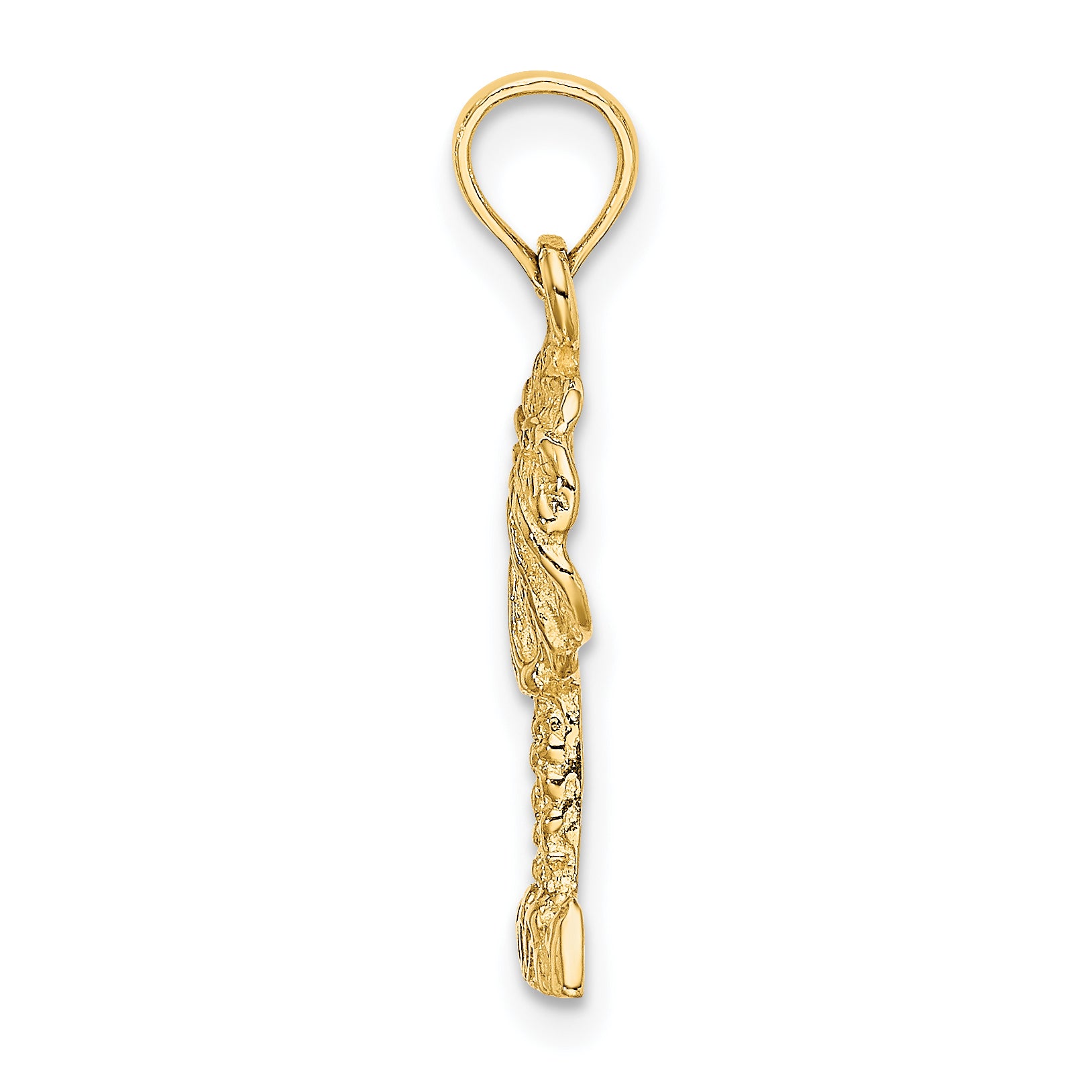 14K 2-D Palm Tree Charm Secondary image