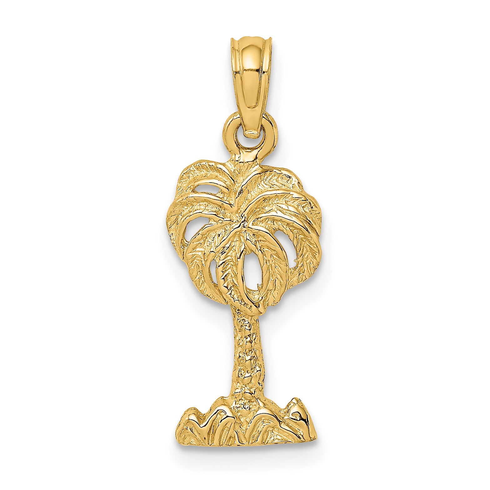 14K 2-D Palm Tree Charm Main image