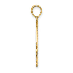 14K Polished CURACAO Under Angelfish Charm