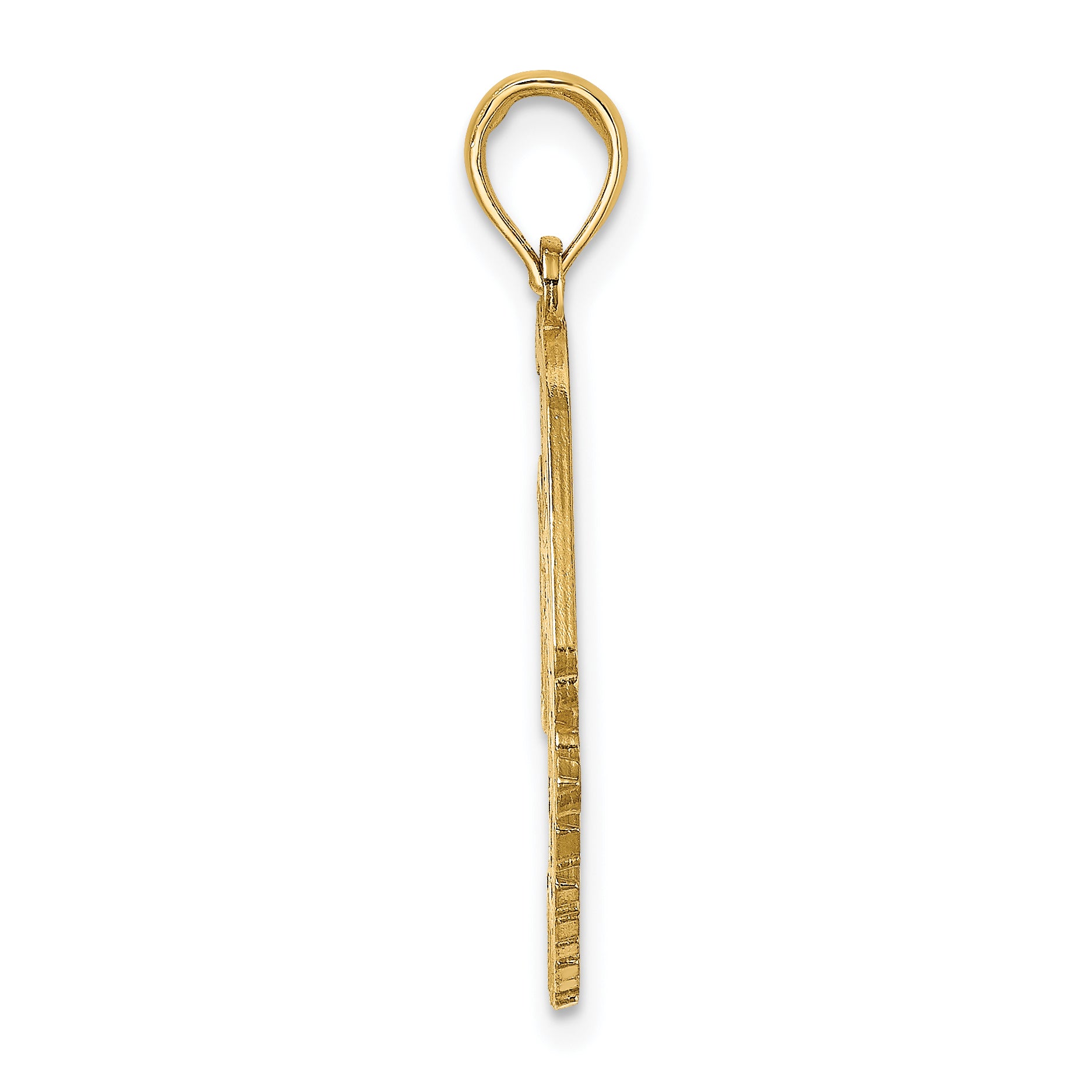 14K Polished ST. MARTIN Under Angelfish Charm Secondary image