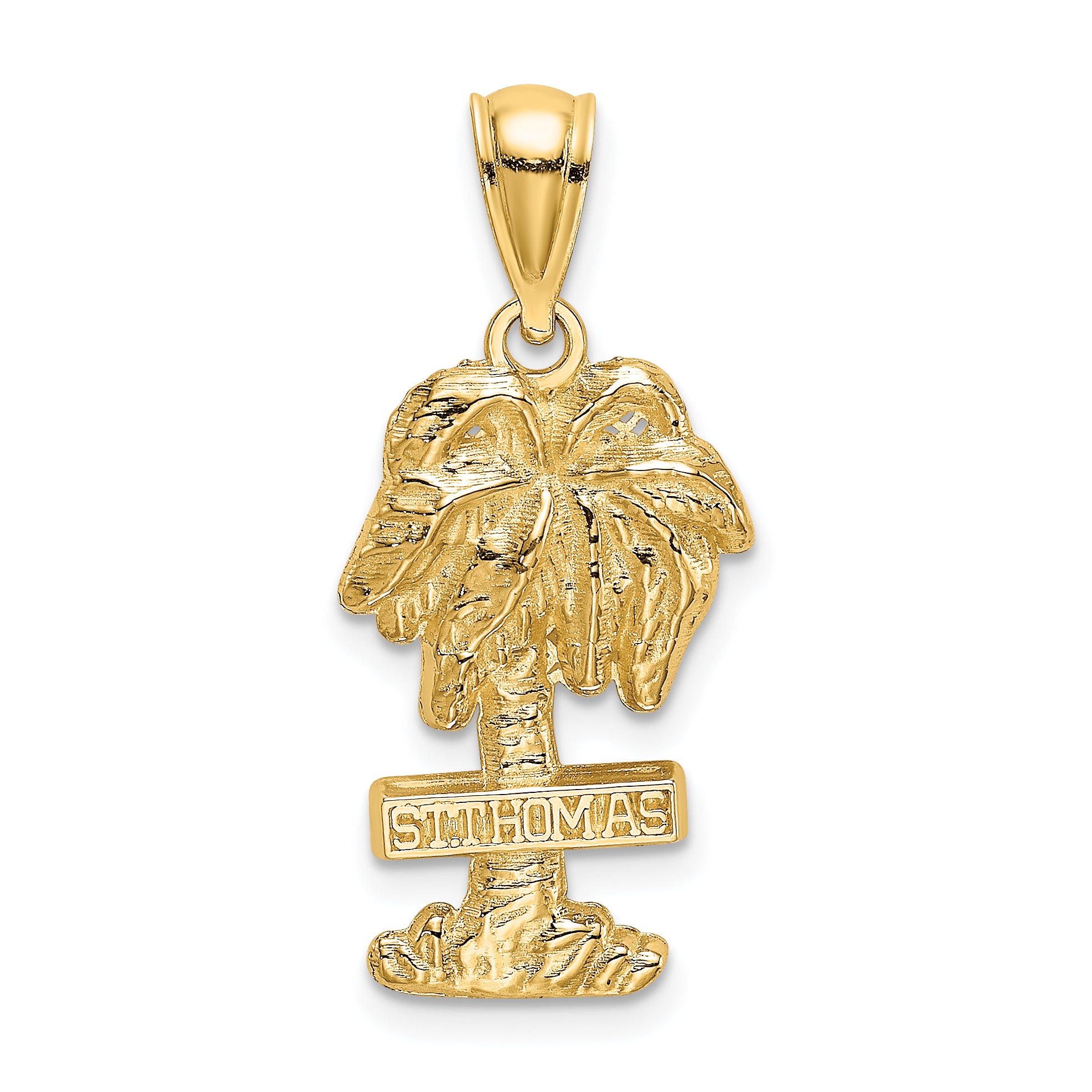 14K ST. THOMAS Palm Tree Charm Main image