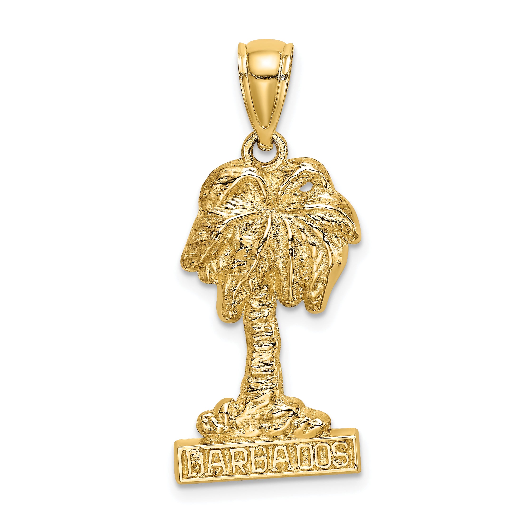 14K BARBADOS Palm Tree Charm Main image