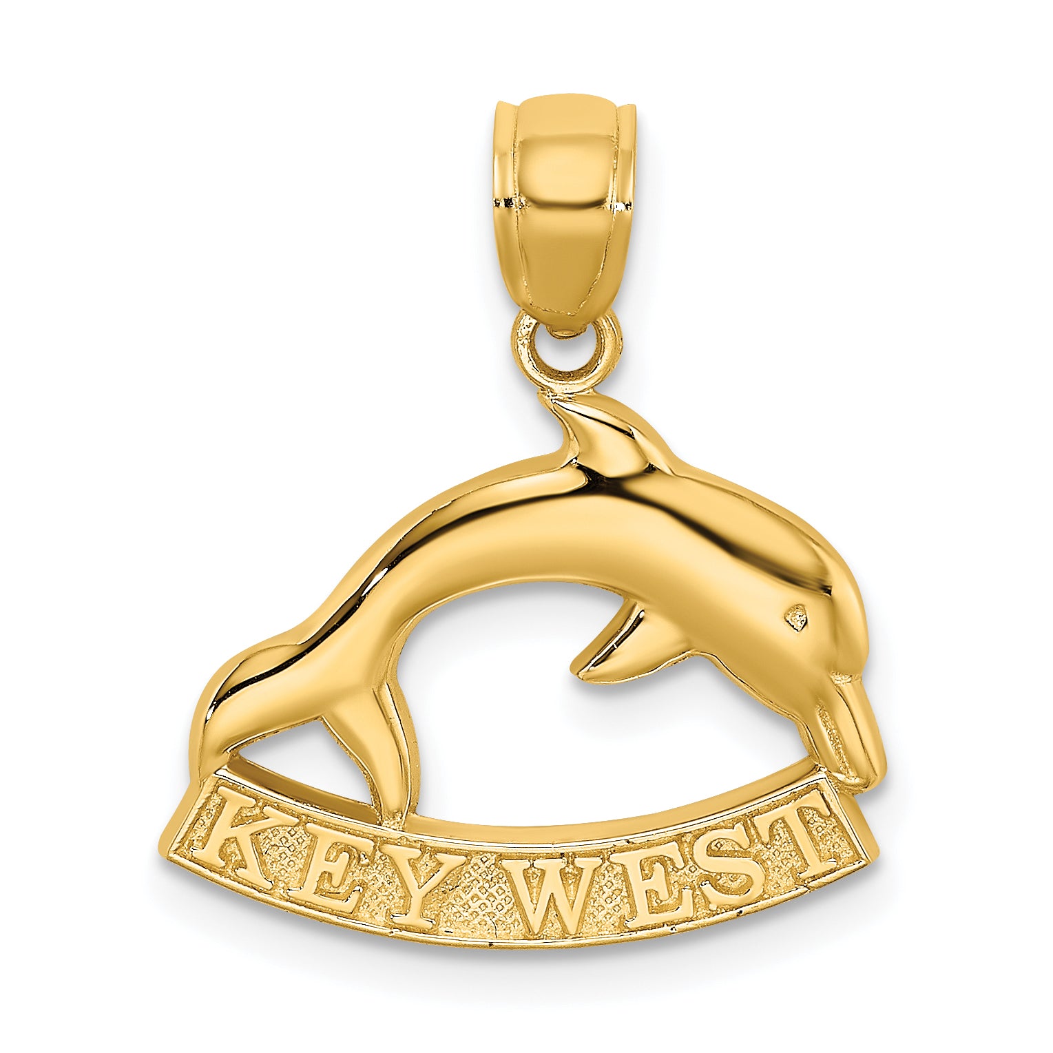 14K KEY WEST Dolphin Charm Main image