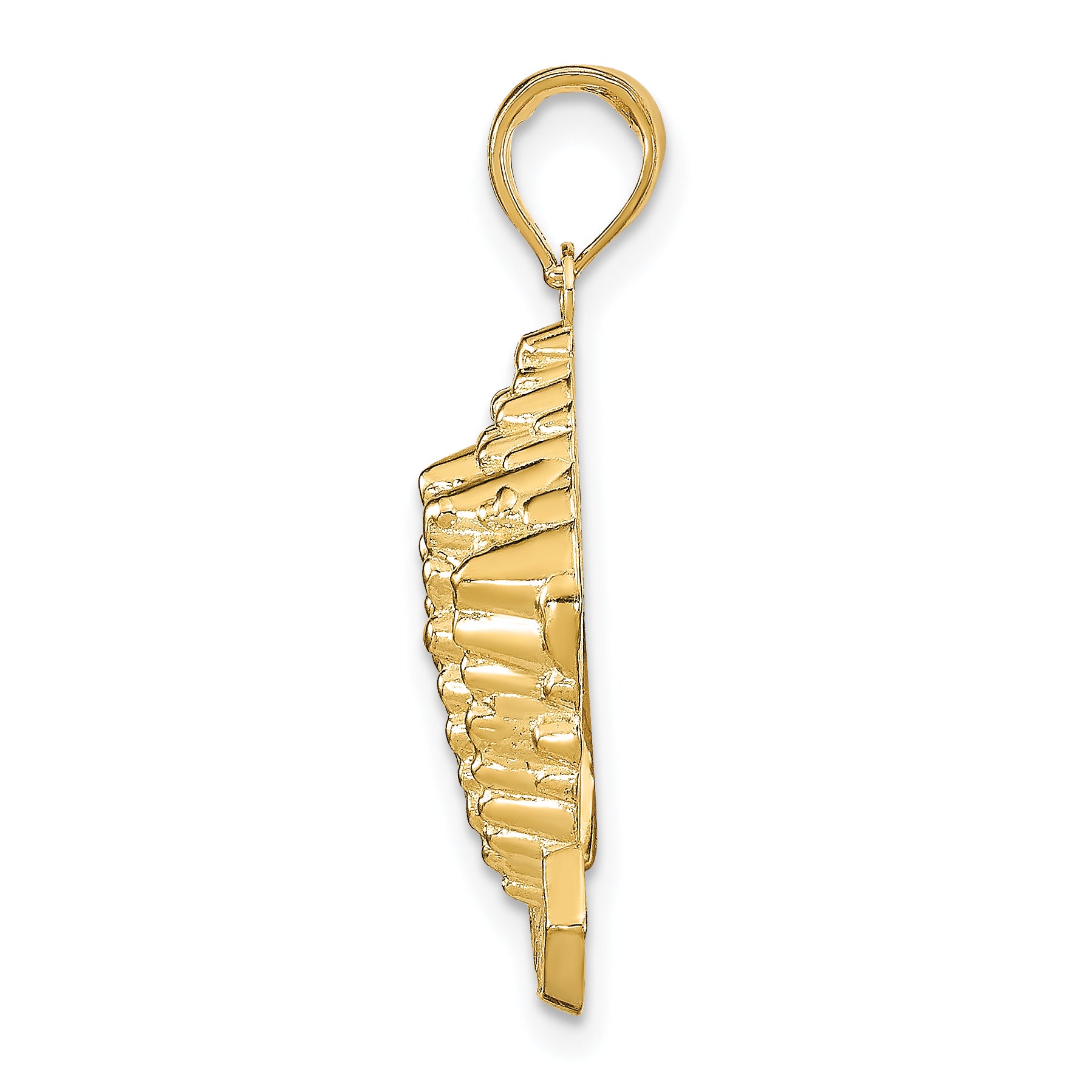 14k STONE HARBOR, NJ Conch Shell Pendant Secondary image