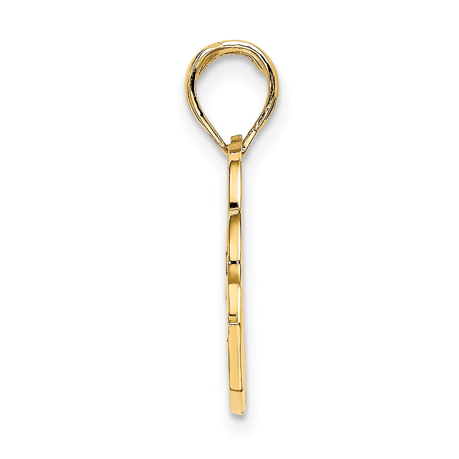 14K SAN DIEGO Banner Dolphins Charm Secondary image