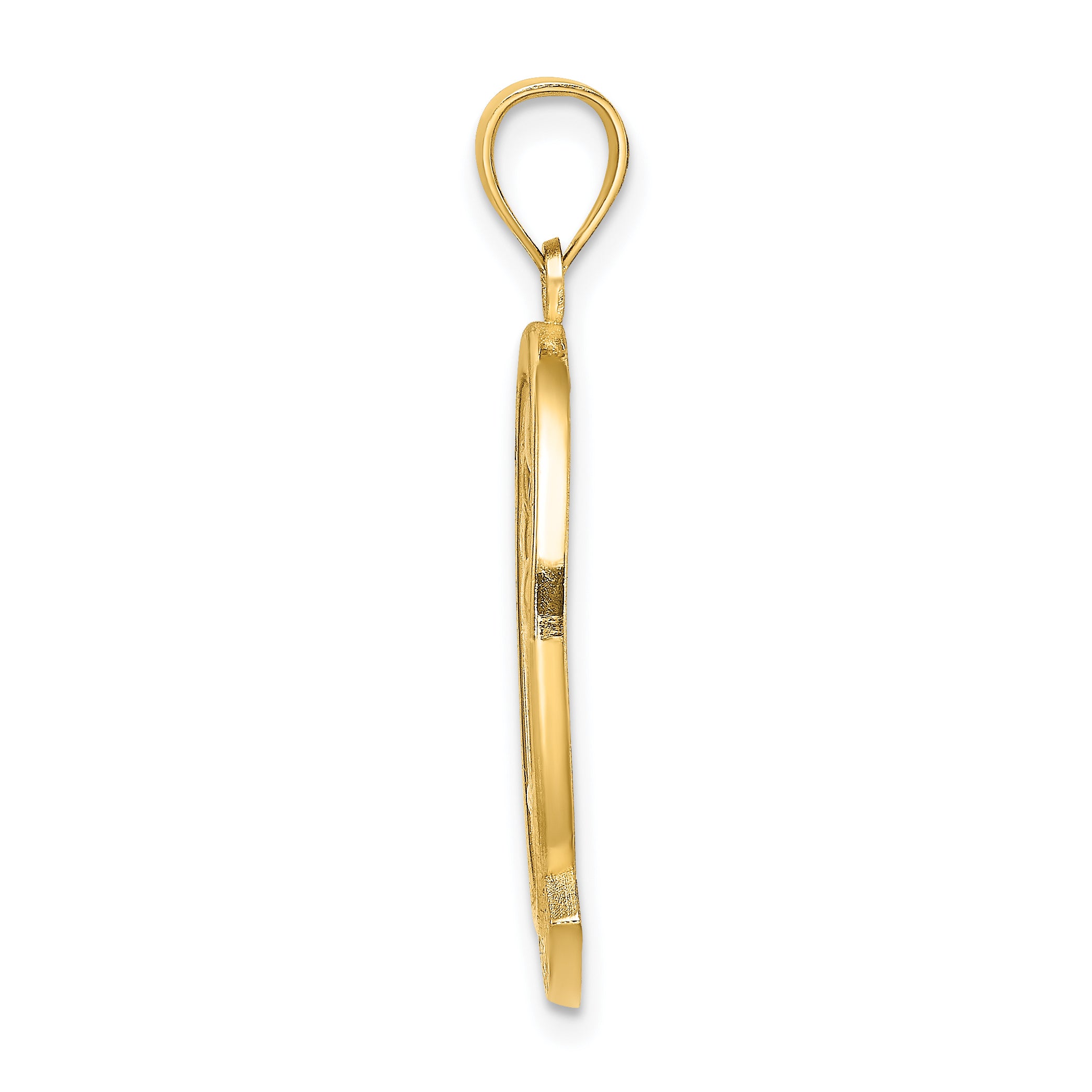 14K ST. MARTIN w/ Dolphin Sunset Charm Secondary image