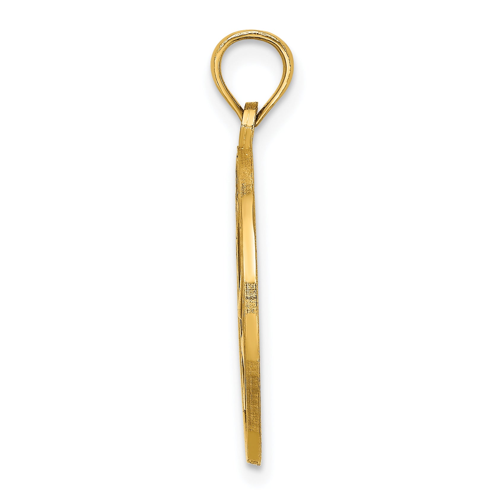 14K OCEAN CITY w/ Sailboat Charm Secondary image