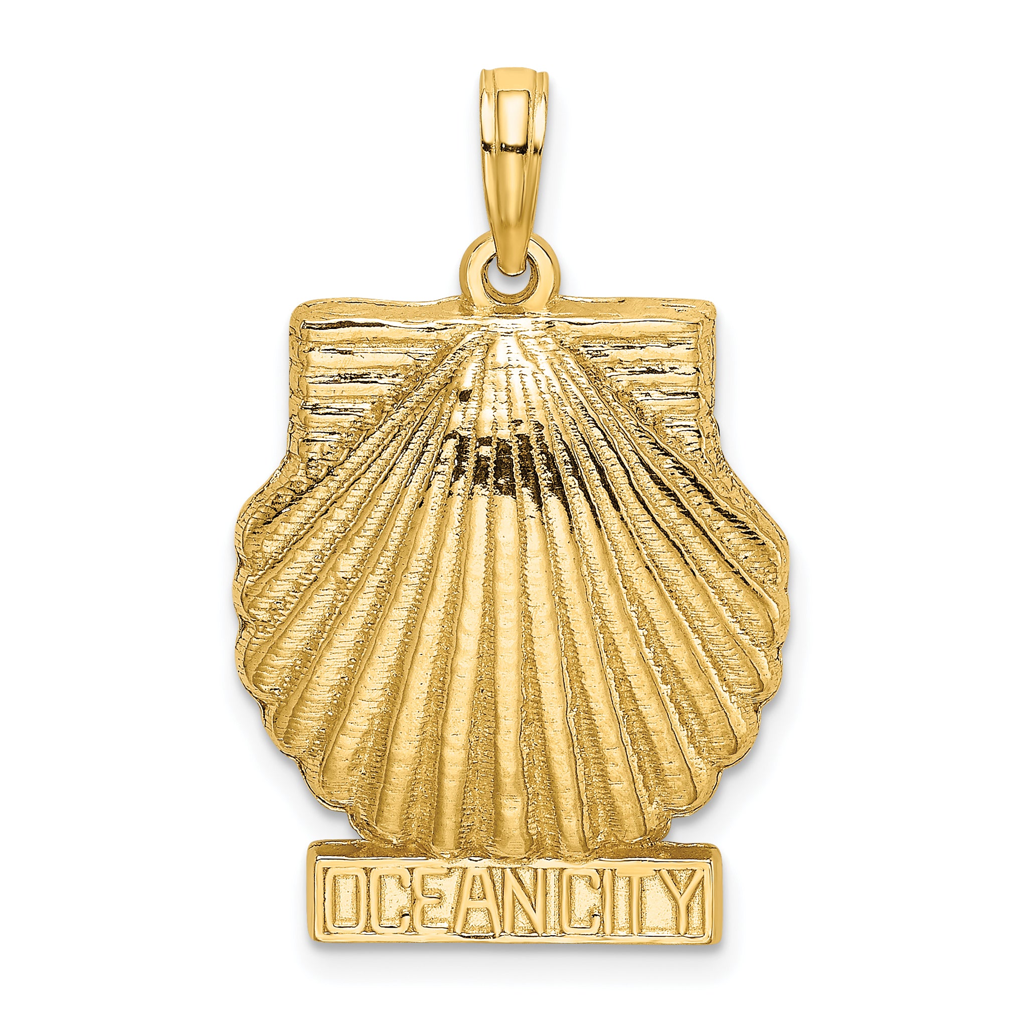 14K OCEAN CITY Scallop Shell Charm Main image