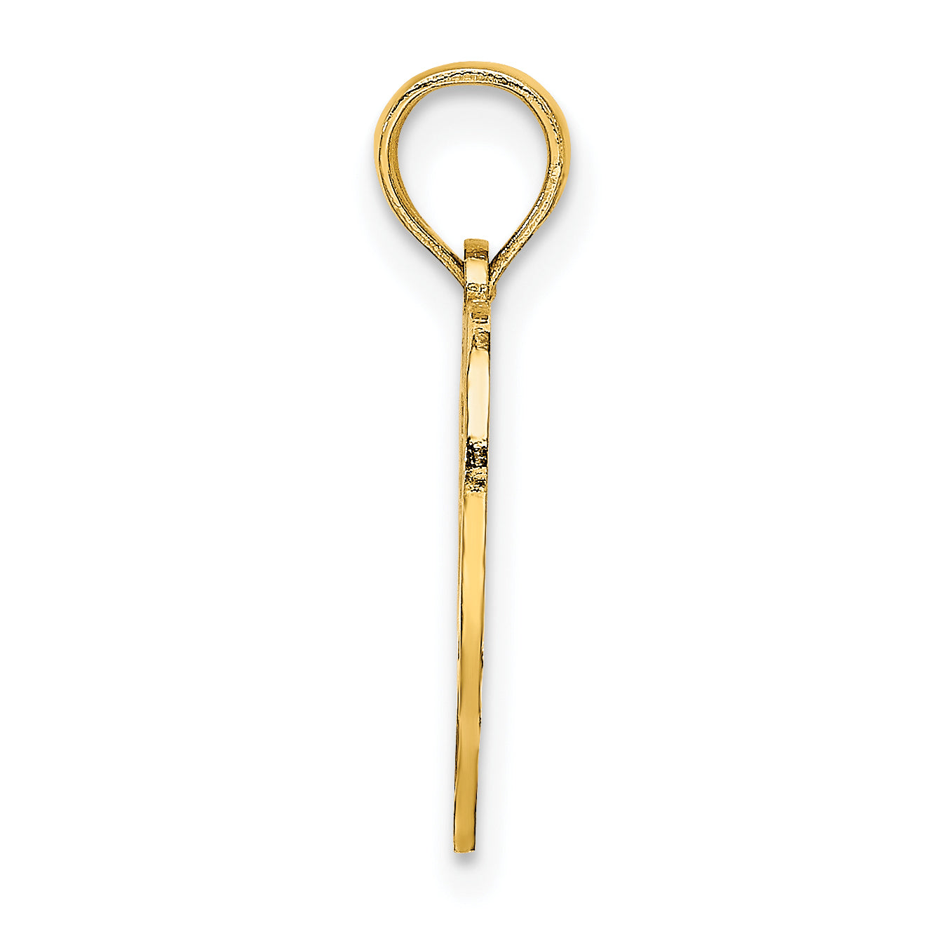 14K 16  Inside Heart Charm