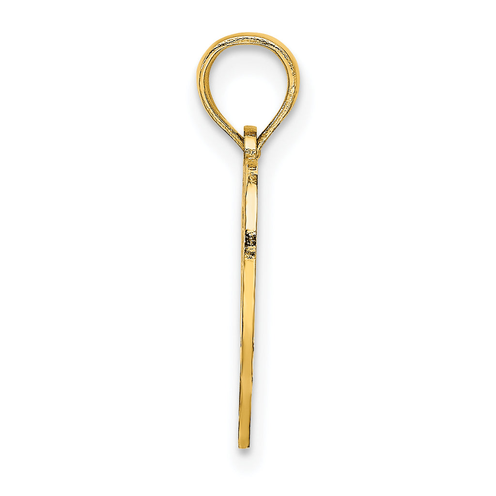 14K 16  Inside Heart Charm