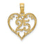 14K Heart Charm