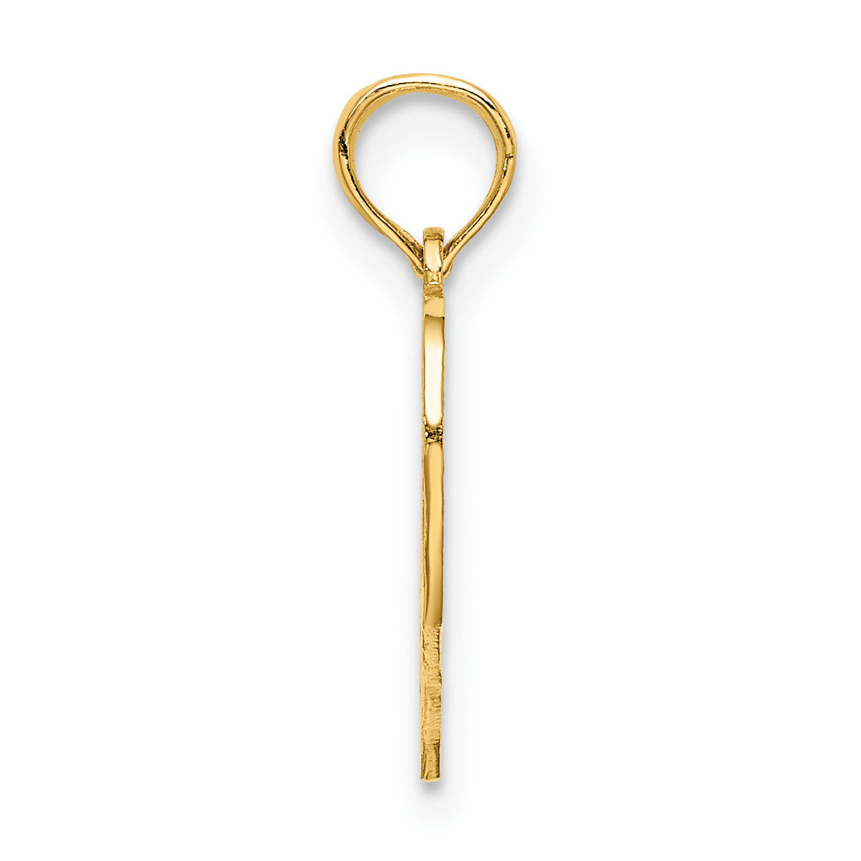 14K 40 In Heart Charm Secondary image