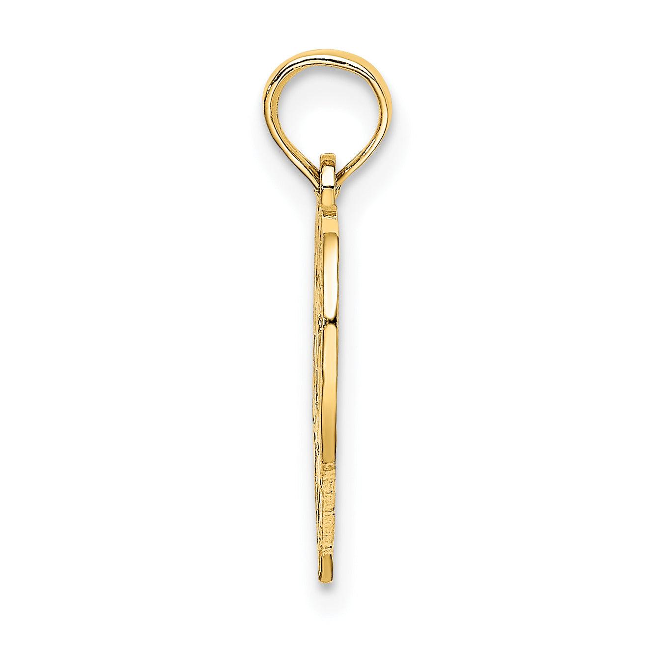 14K 75 In Heart Charm Secondary image
