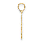 14K Cut-Out Delicate Cross Charm