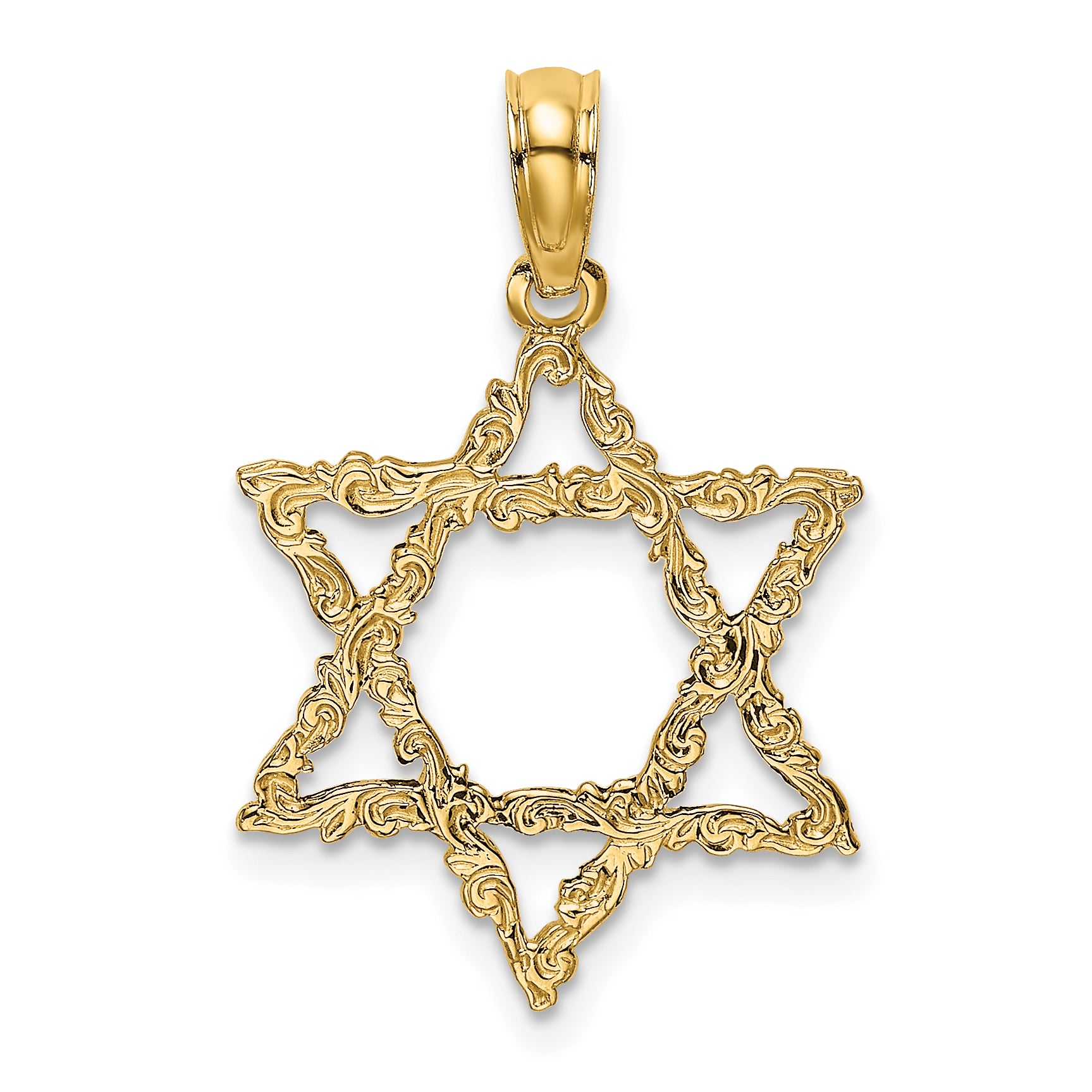 14K Star Of David Charm