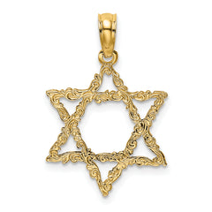14K Star Of David Charm