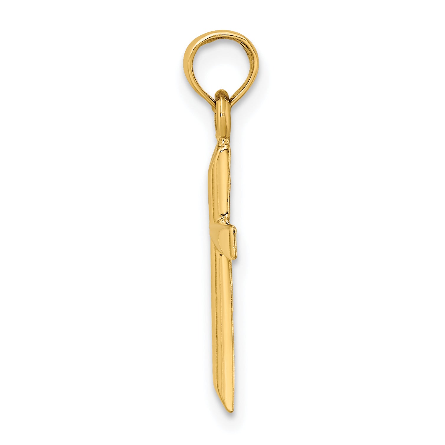 14K Polished Cross Charm Secondary image