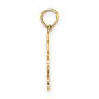14K JESUS W/ Cross and Heart Charm