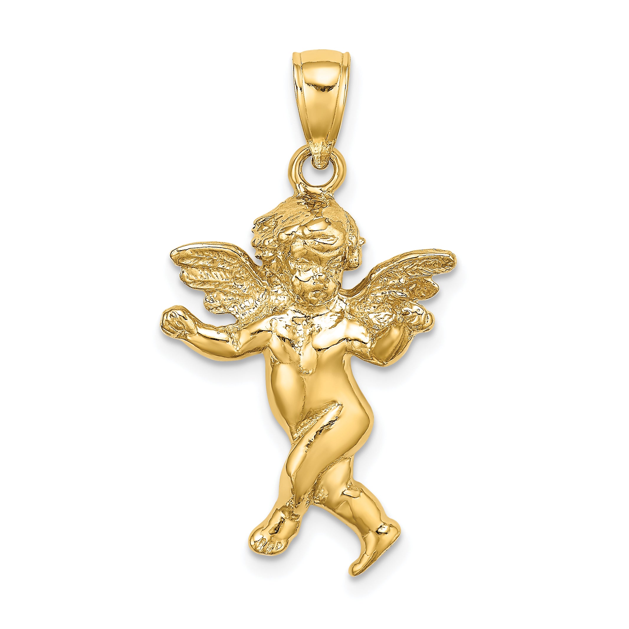 14K Guardian Angel Walking Charm Main image