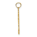 14K Cut-Out Dove Center Cross Charm