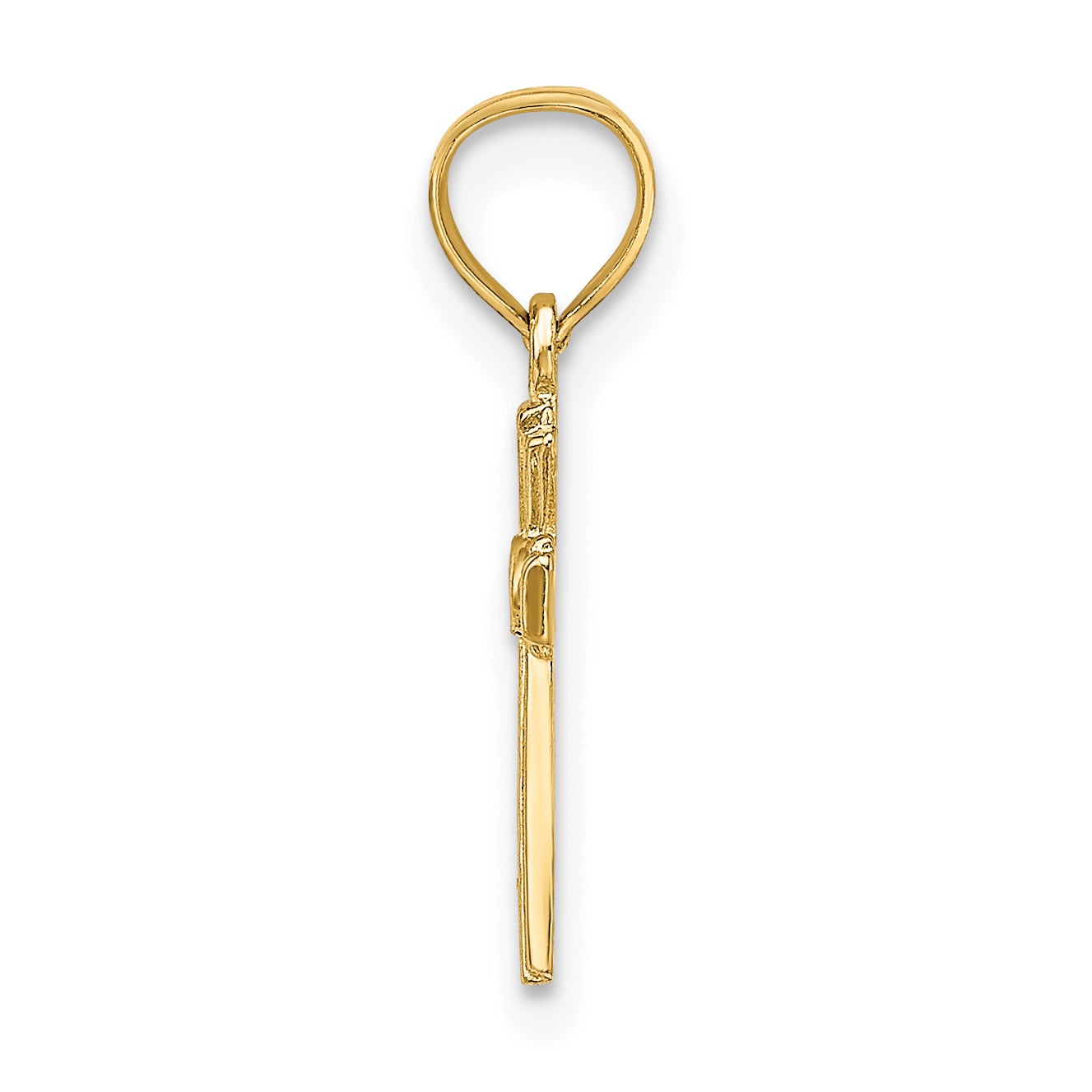 14K Mini Cross Charm Secondary image