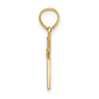 14K Mini Cross Charm