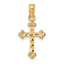 14k D/C Cross Pendant