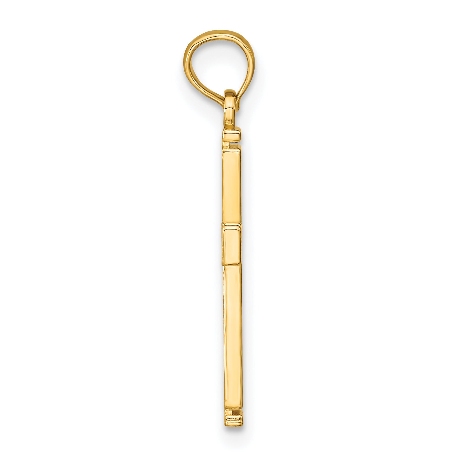 14k Cut-out Cross Pendant Secondary image