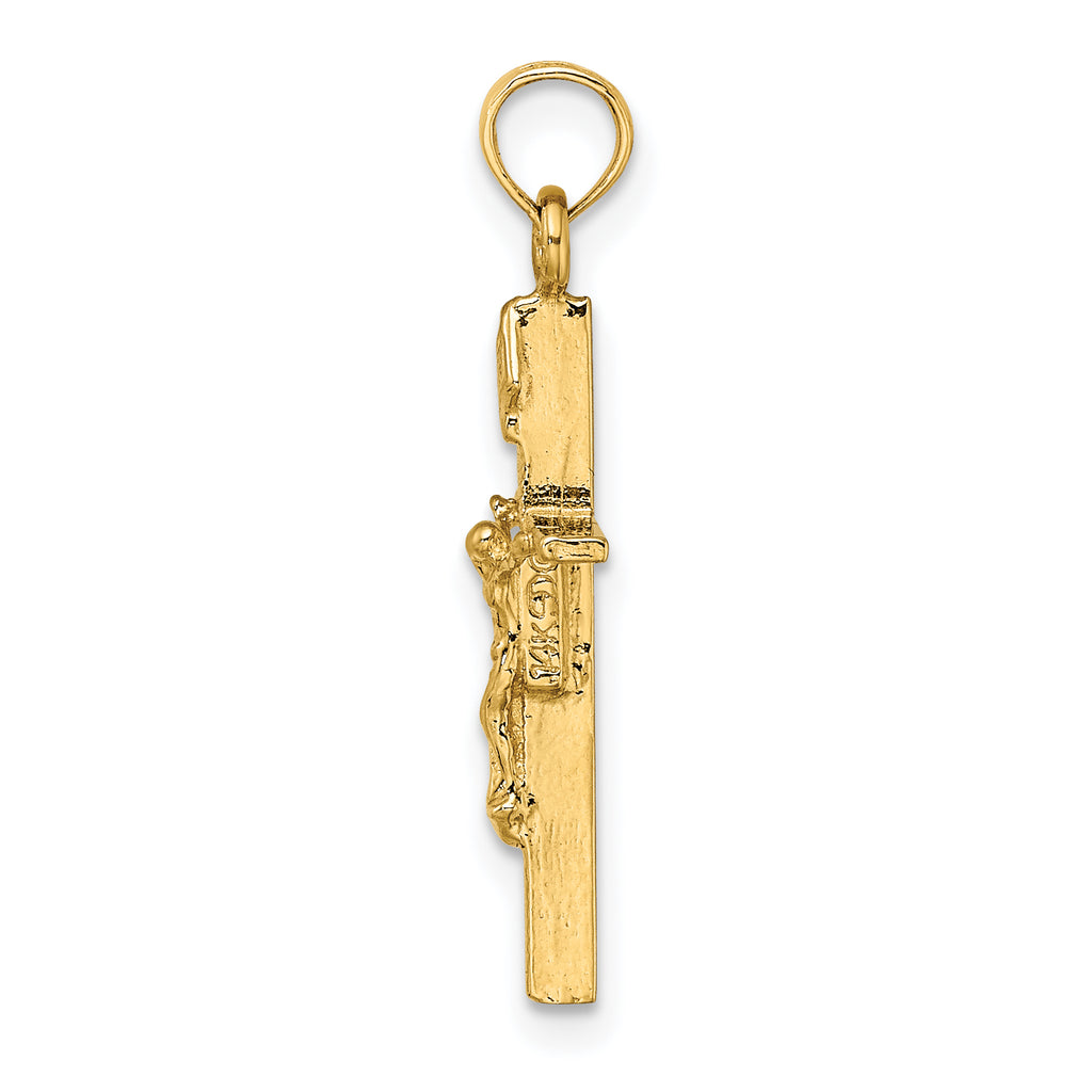14K INRI Crucifix Charm