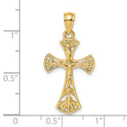 14K Crucifix Charm