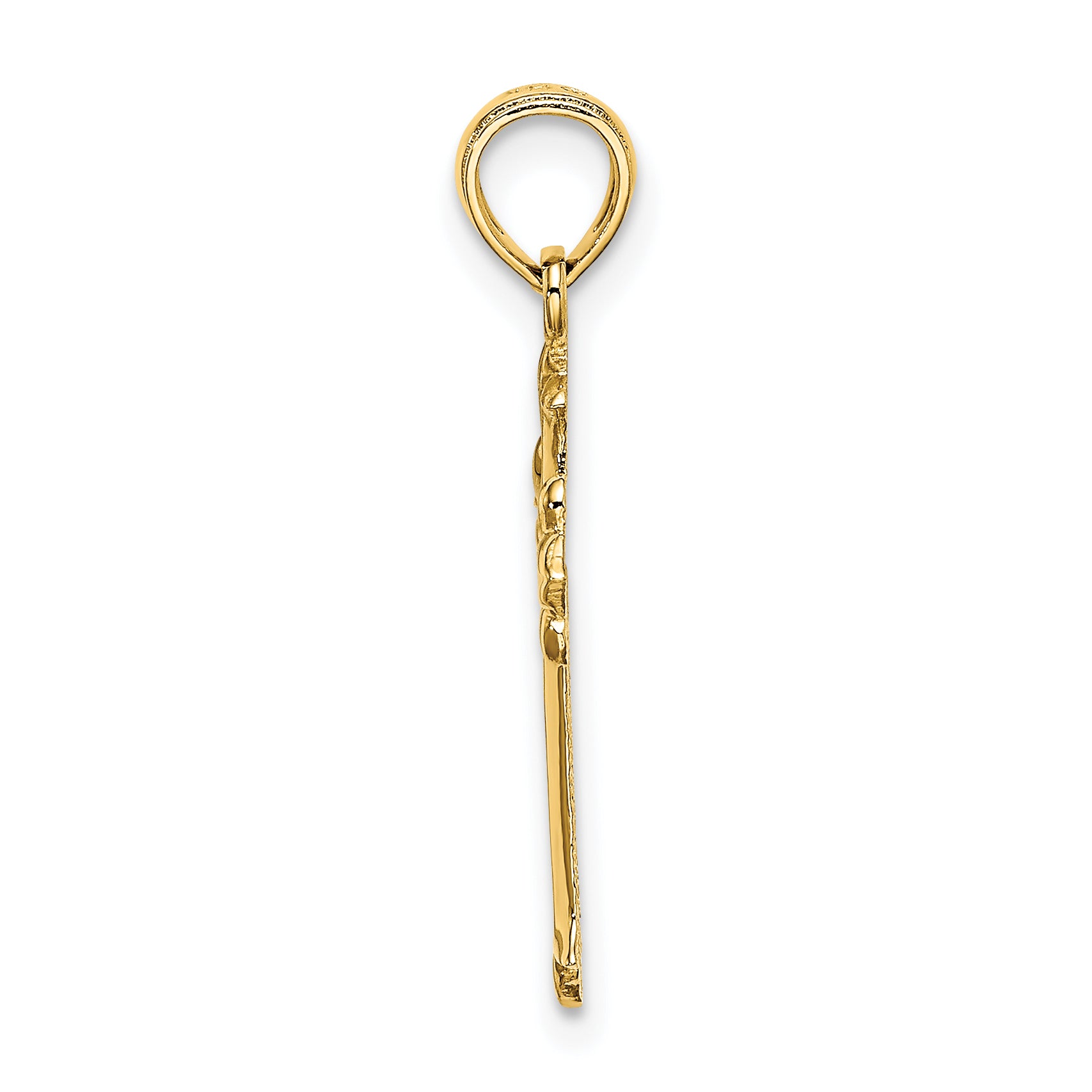 14K Cut-Out Cross Charm Secondary image
