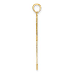 14K Filigree Cross Charm