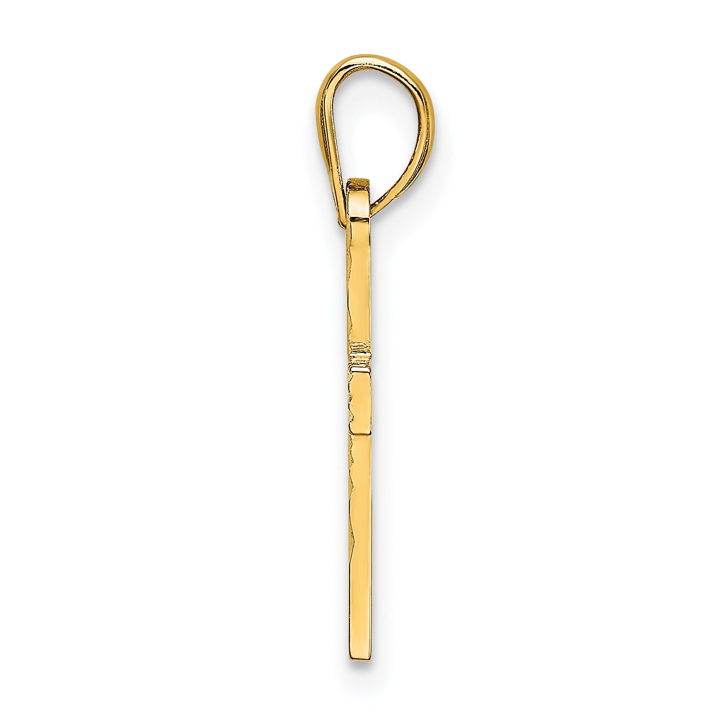 14K D/C Cross Charm Secondary image