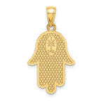 14K Chamseh W/ Star Of David Charm