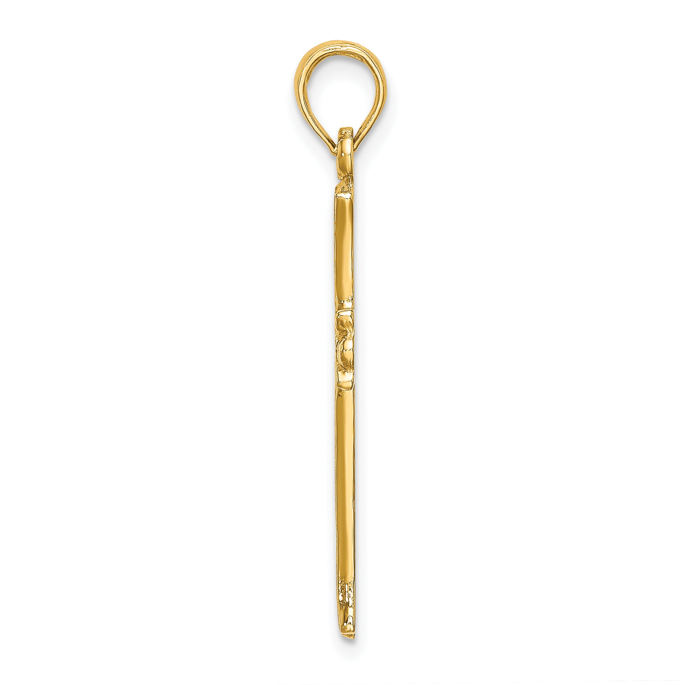 14K Cross W/Starburst Center Charm Secondary image
