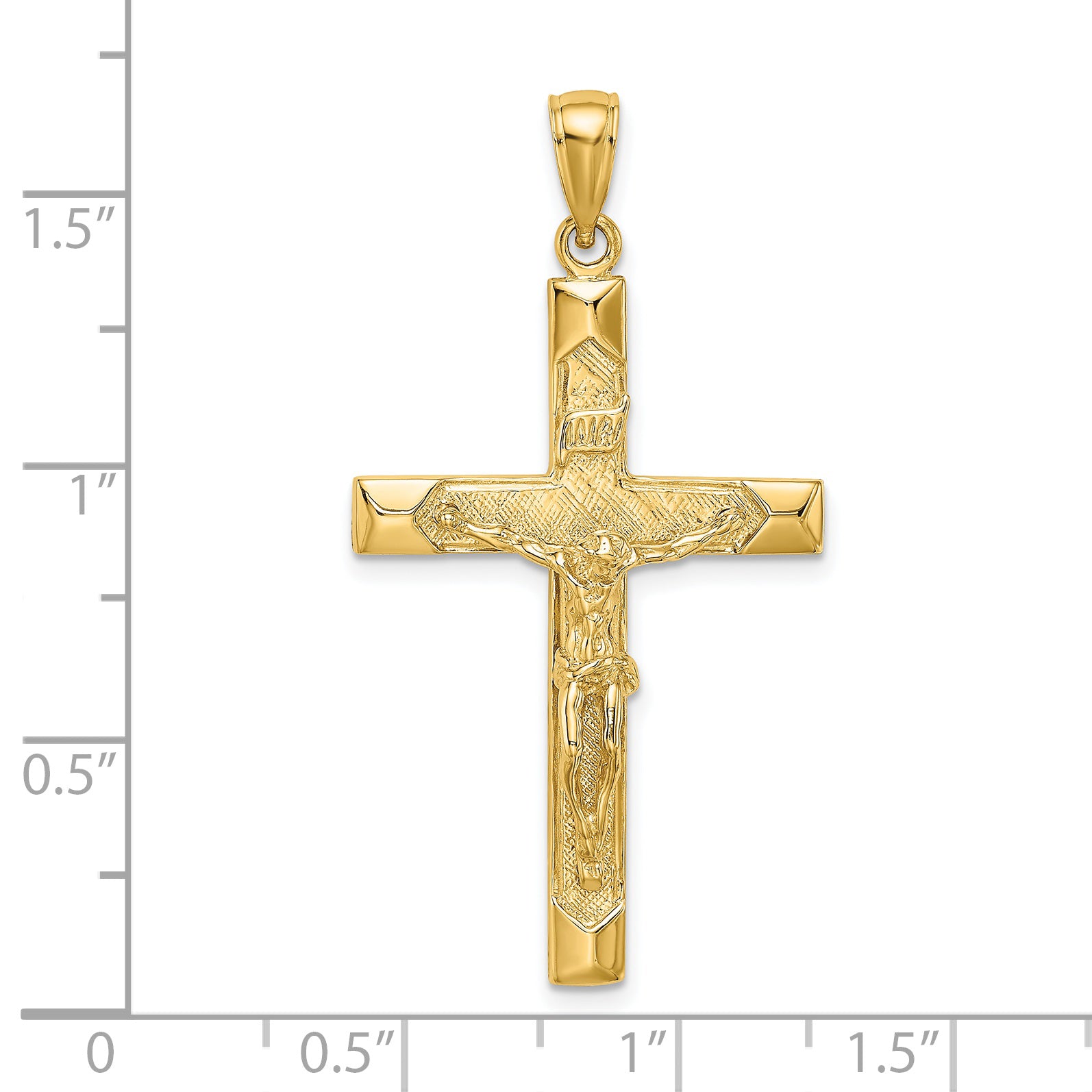 14K Crucifix Charm