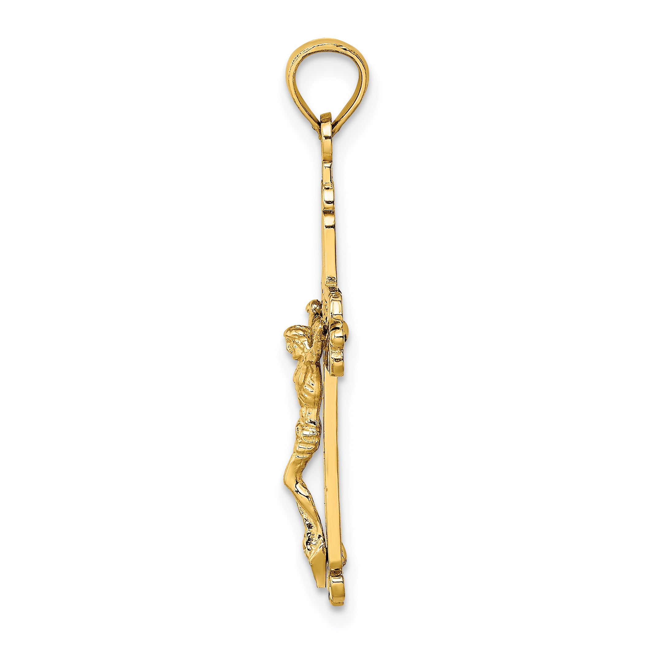 14k Fancy Crucifix Charm Secondary image