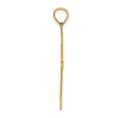 14K D/C with Arrow Cross Charm