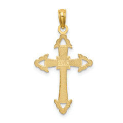 14K D/C with Arrow Cross Charm
