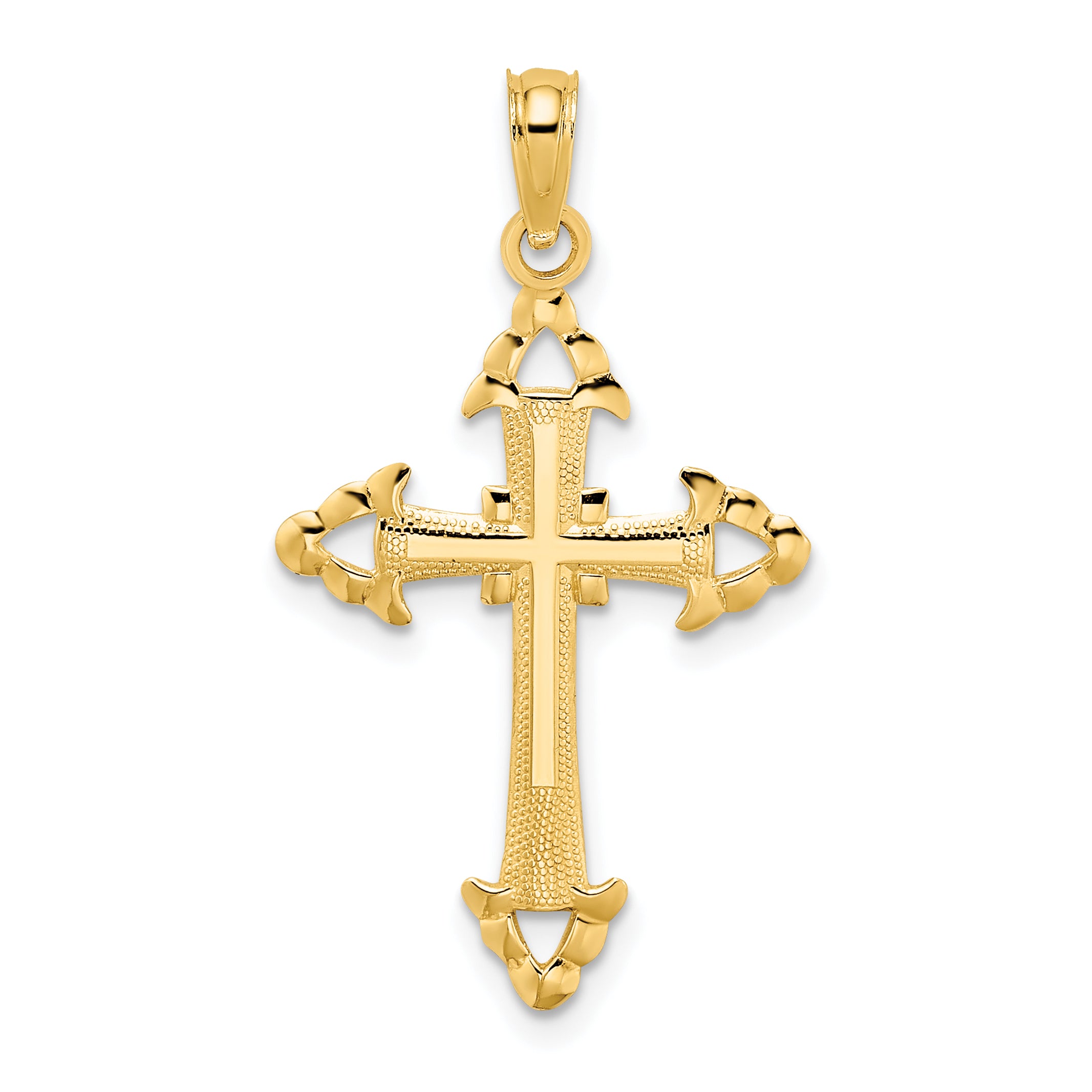 14K D/C with Arrow Cross Charm