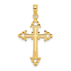14K D/C with Arrow Cross Charm