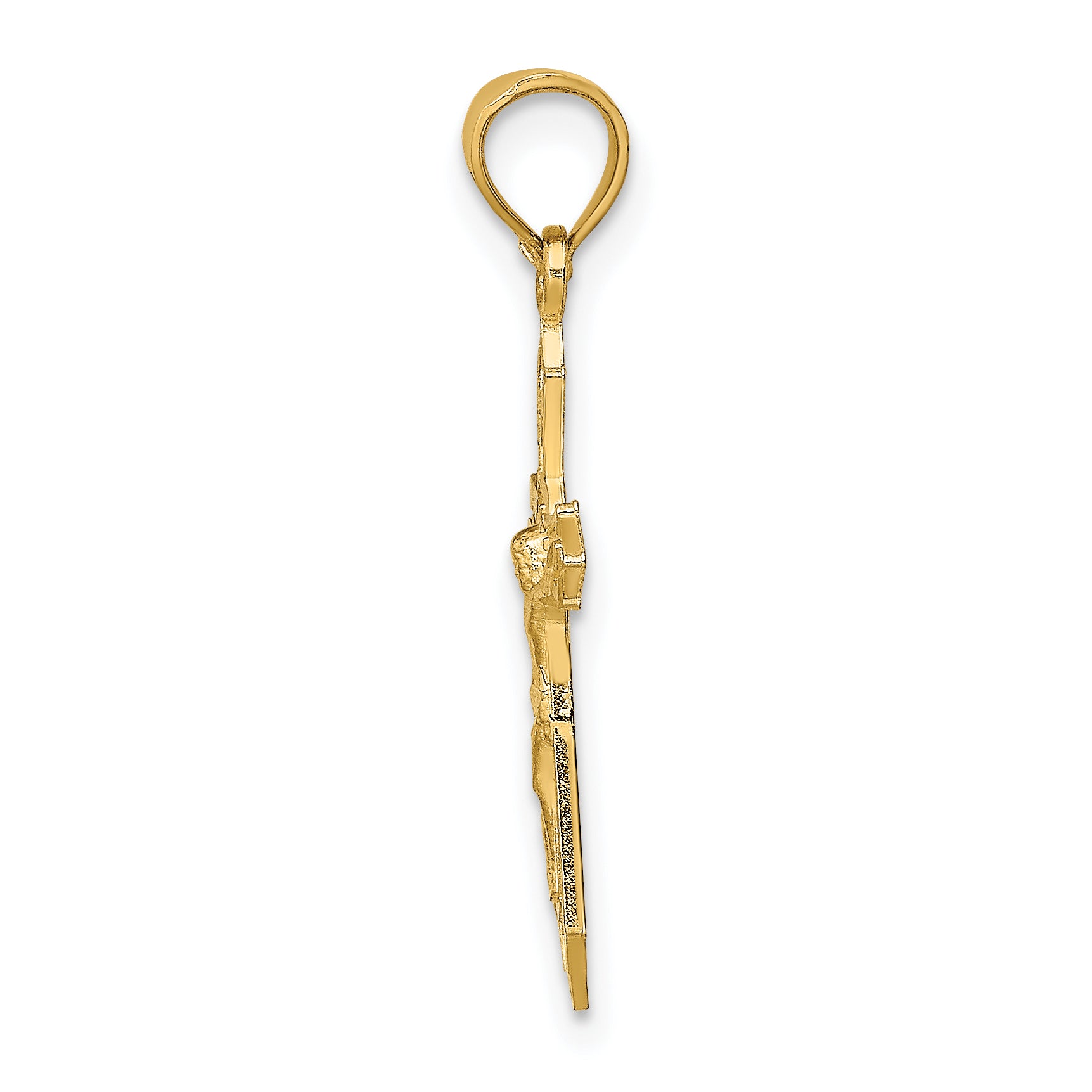 14K W/ Arrow Pointed Ends Crucifix Charm Secondary image